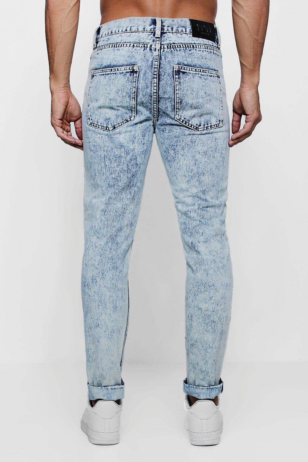 Acid washed hot sale skinny jeans